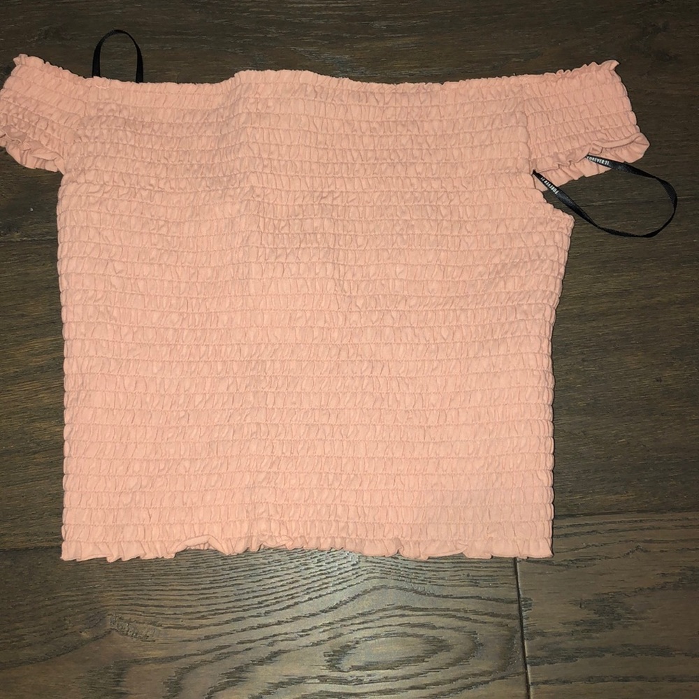 Off the shoulder crop top